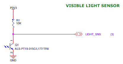 Visible Light Sensor (Source: Freescale FRDM-KL26Z Schematic)